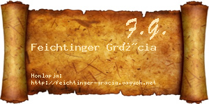 Feichtinger Grácia névjegykártya